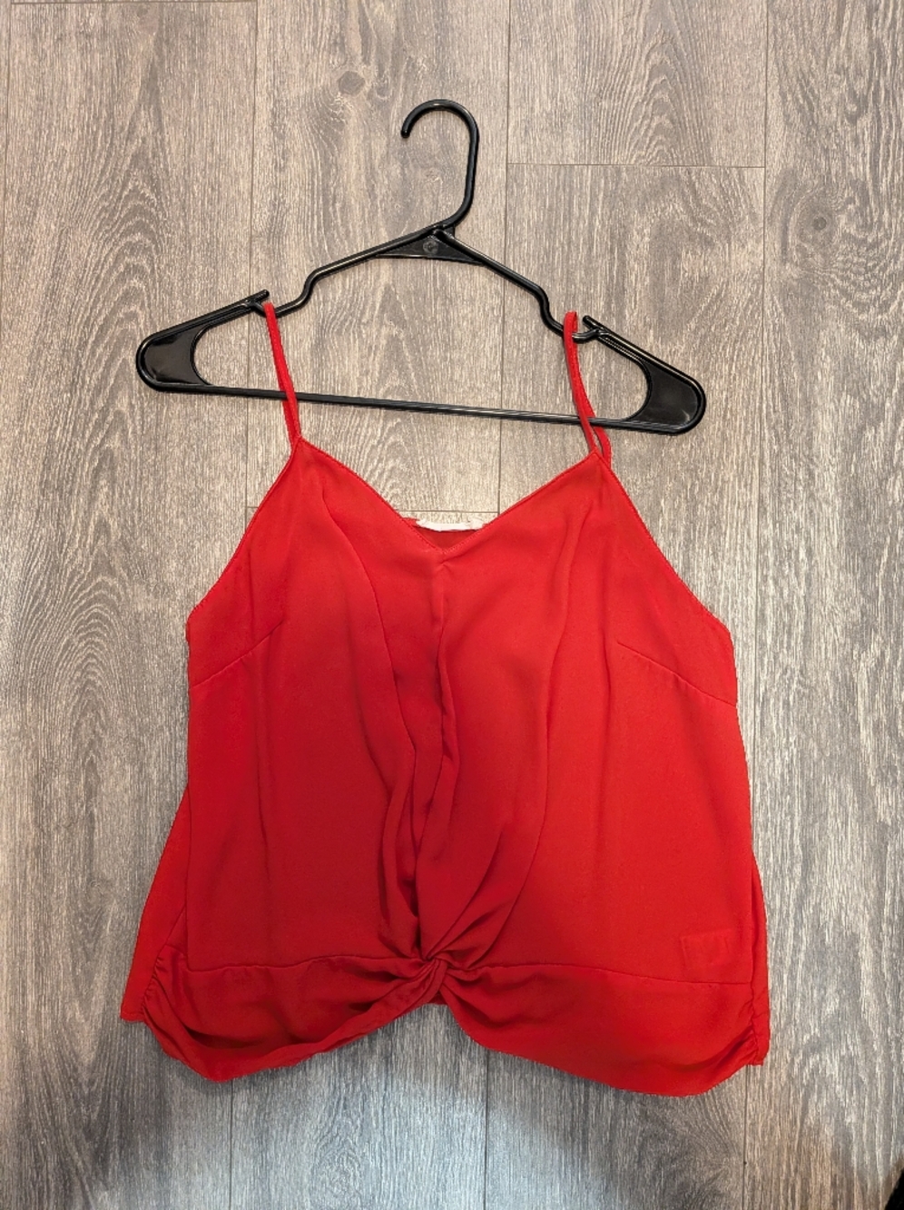 Lush Bright Red Spaghetti Strap Cami